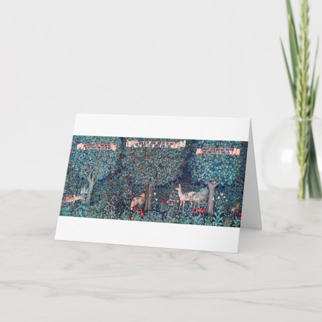 Carte Animals dans The Forest, William Morris (Devant)