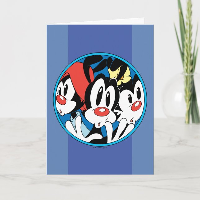 Carte Animaniacs | Warner Siblings Circle Graphic (Devant)