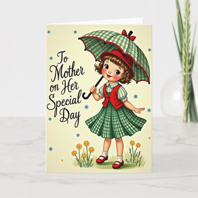 Carte Animated Mothers Day Gift Card (Devant)