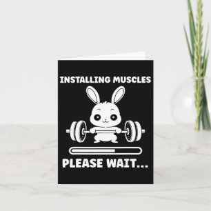 Carte Animaux Installation Muscles Fitness Bodybuilding
