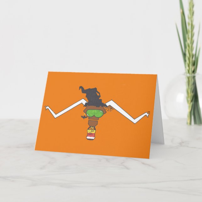 Carte Animaux pleins d'attitude® Lone Star Steer Hallowe (Devant)