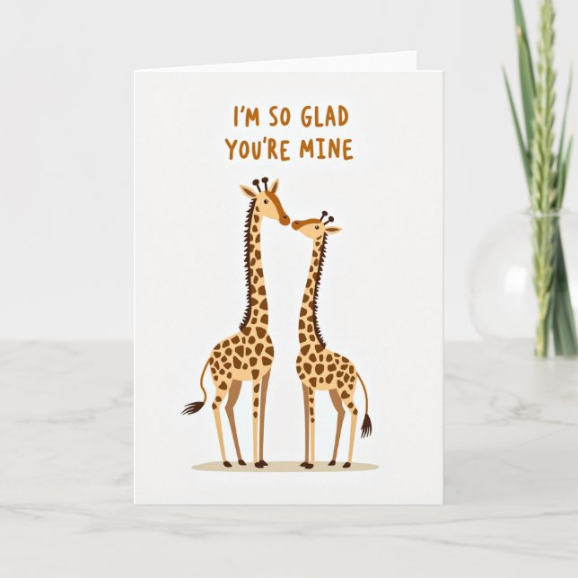 Carte Animaux Ravie Que Tu Sois Mien (Devant)