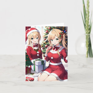 Carte Anime de Noël F - AI