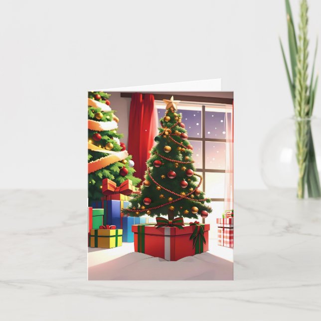 Carte Anime de Noël G - AI (Devant)