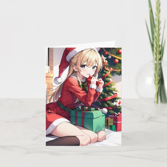 Carte Anime de Noël O - AI (Devant)