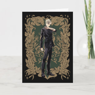 Carte Anime Draco Malfoy Cadre Ornate