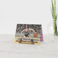 anime femelle driding basketball avec casquette d'