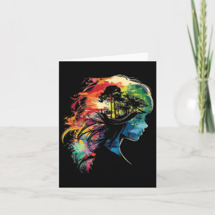 Carte Anime Manga Motif Illustration colorée Anime