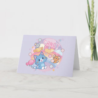 Carte Anime Tom et Jerry Candy Party
