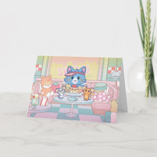 Carte Anime Tom, Jerry et Tuffy Dessert Parlor