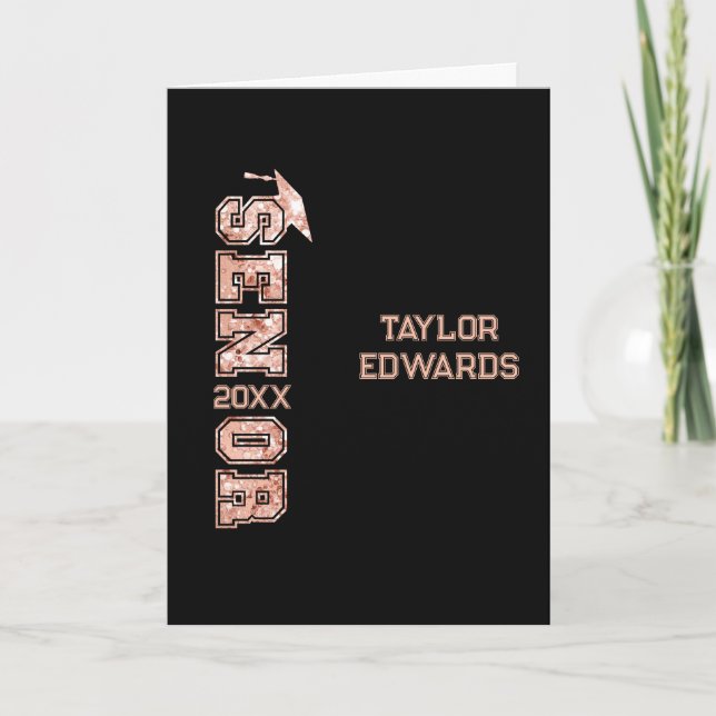 Carte Année de fin d'année - photo de deuxième année - P (Devant)