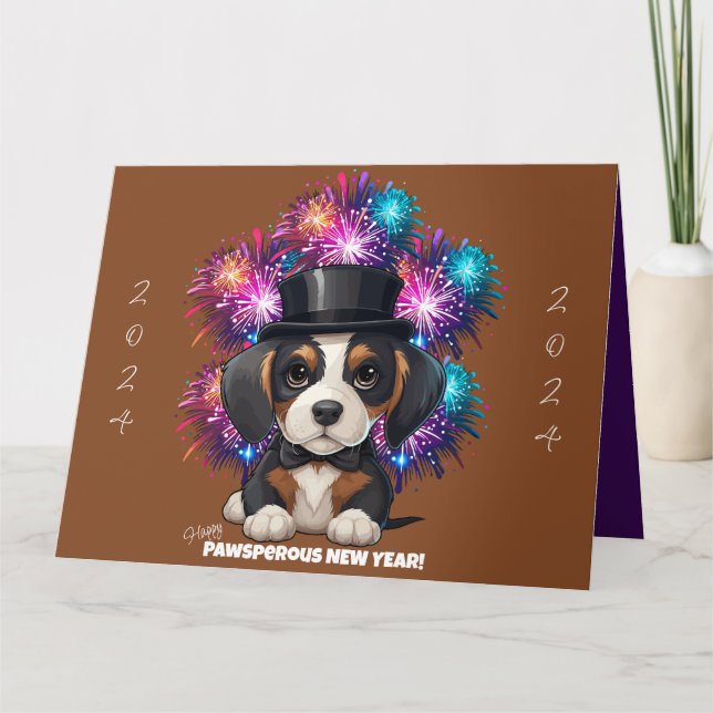 Carte Année de Woofs! (Devant)