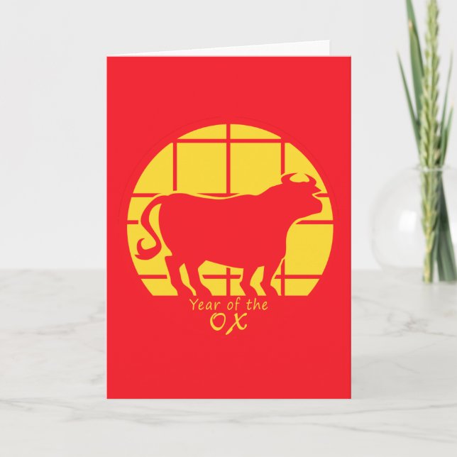 Carte Année du Bœuf (Devant)