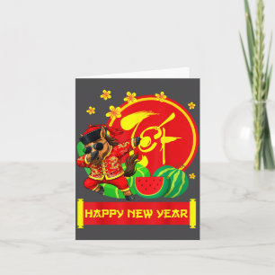 Carte Année du Cheval 2026 Nouvel An lunaire vietnamien