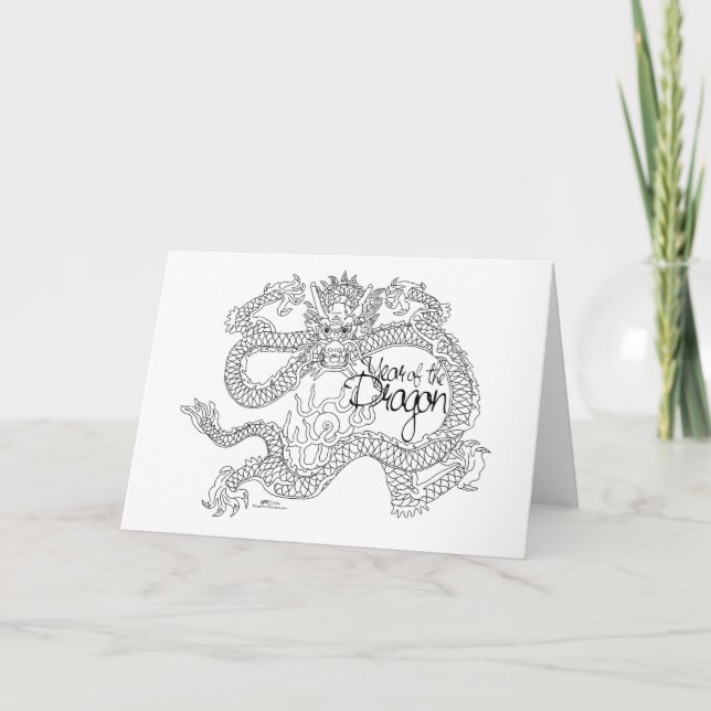 Carte Année du Dragon (Devant)