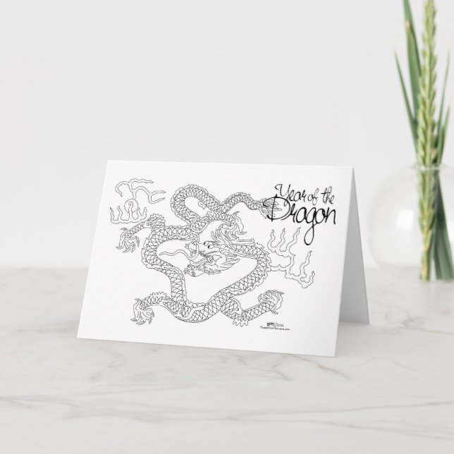 Carte Année du Dragon (Devant)