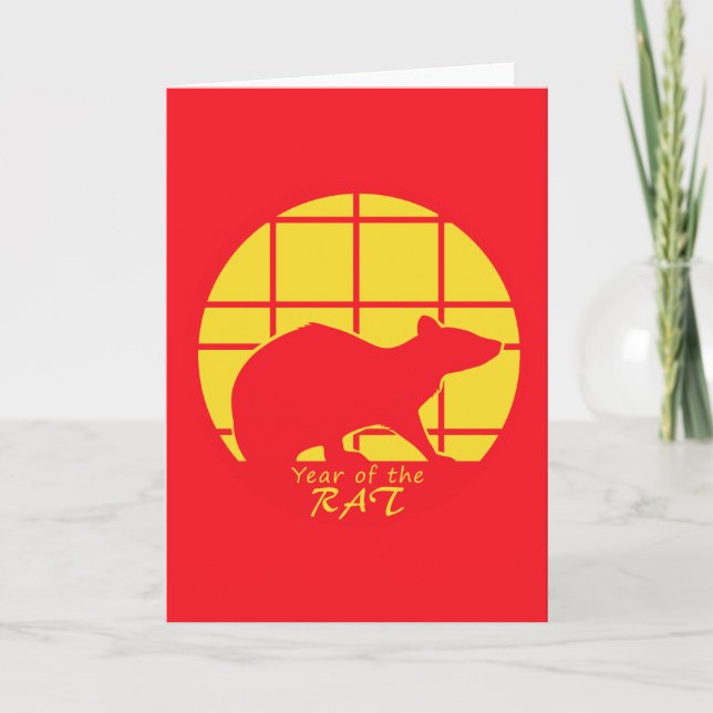 Carte Année du Rat (Devant)
