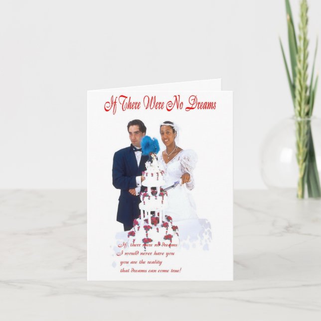 Carte Anniverasry Card/ Interracial (Devant)