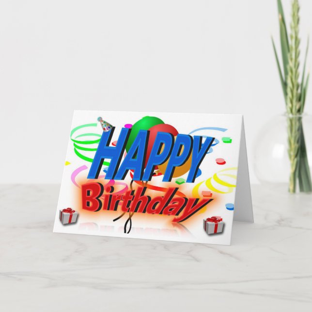 Carte Anniversaire (Devant)