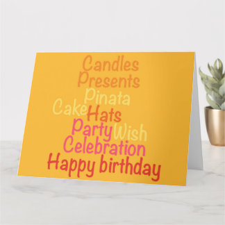 Carte Anniversaire