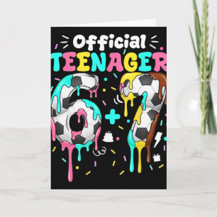 Carte Anniversaire 13 ans Adolescent officiel Six Sept 6