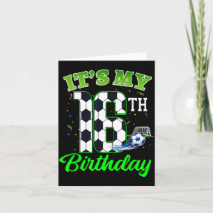 Carte Anniversaire 16 ans Football Garçon Fille Enfants