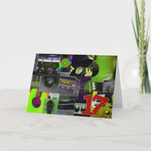 Carte Anniversaire 17 ans