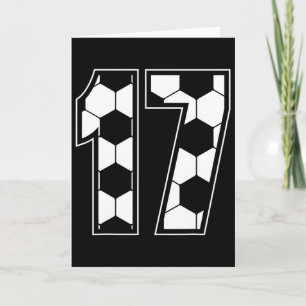 Carte Anniversaire 17 Ans Football 