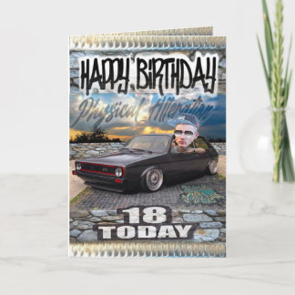 Carte anniversaire 18