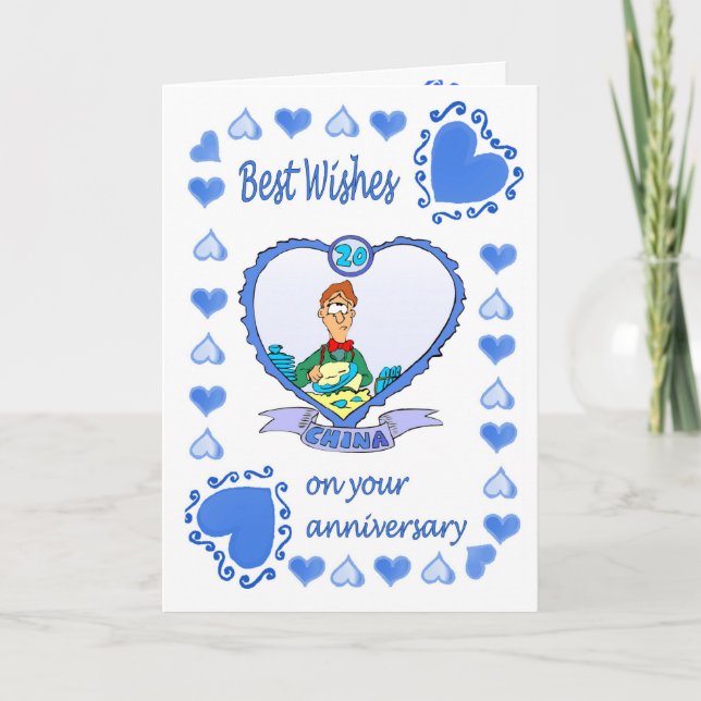 Carte Anniversaire 20e Chine (Devant)