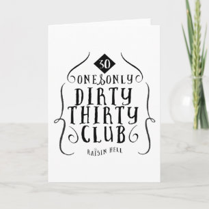 Carte Anniversaire 30 30 années 30 sales