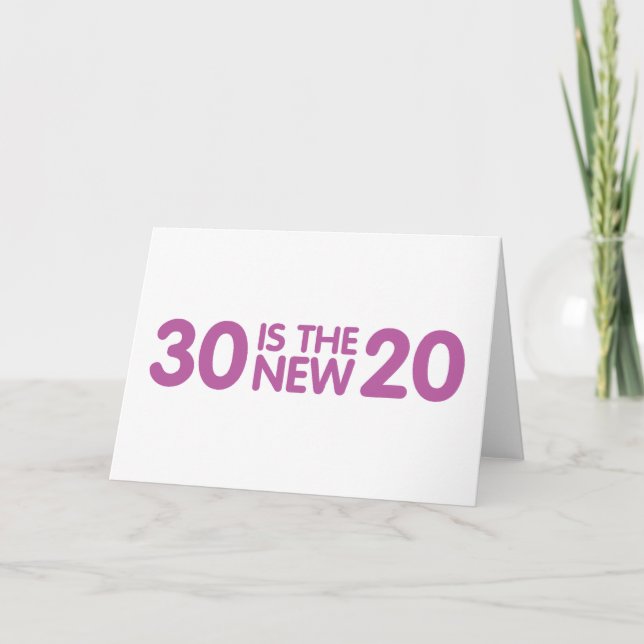 Carte Anniversaire 30 ans (Devant)
