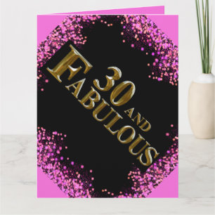 Carte Anniversaire 30 ans