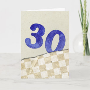 Carte Anniversaire 30 ans