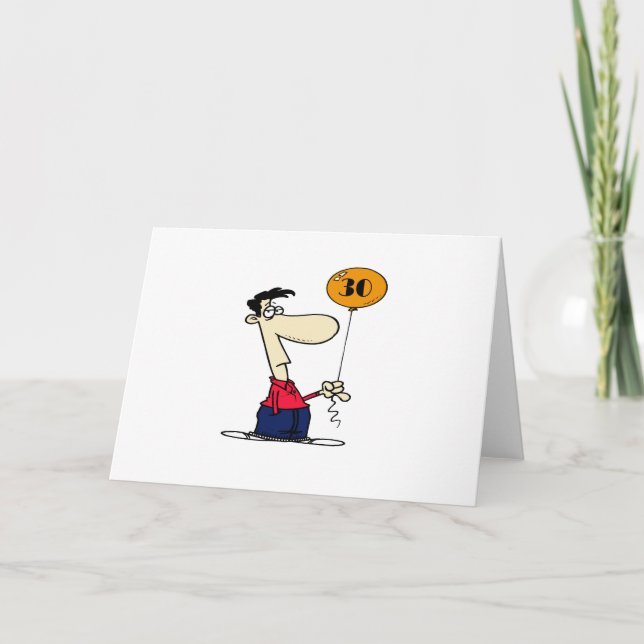 Carte Anniversaire 30 ans (Devant)