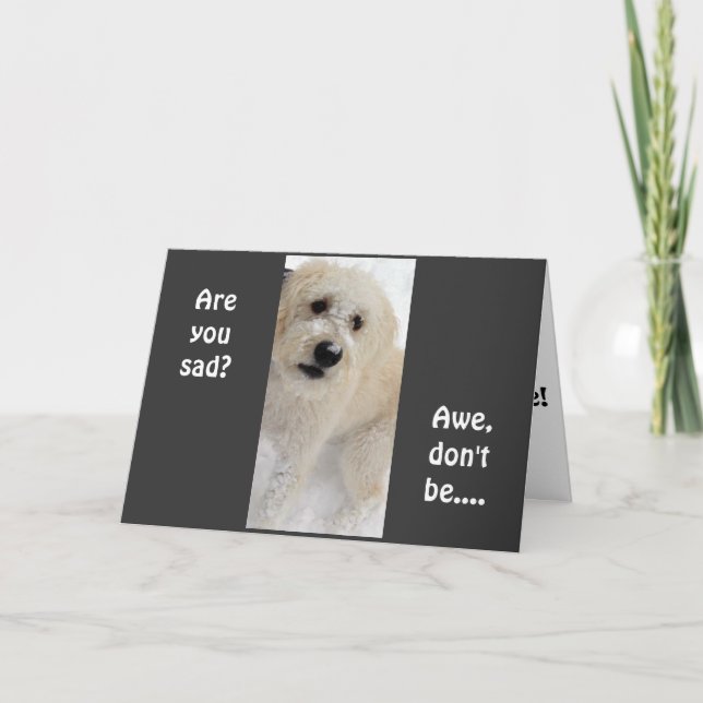 CARTE ANNIVERSAIRE "4E" VOUS POUVEZ TOUJOURS JOUER À BAL (Devant)