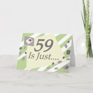 Carte Anniversaire 59 ans