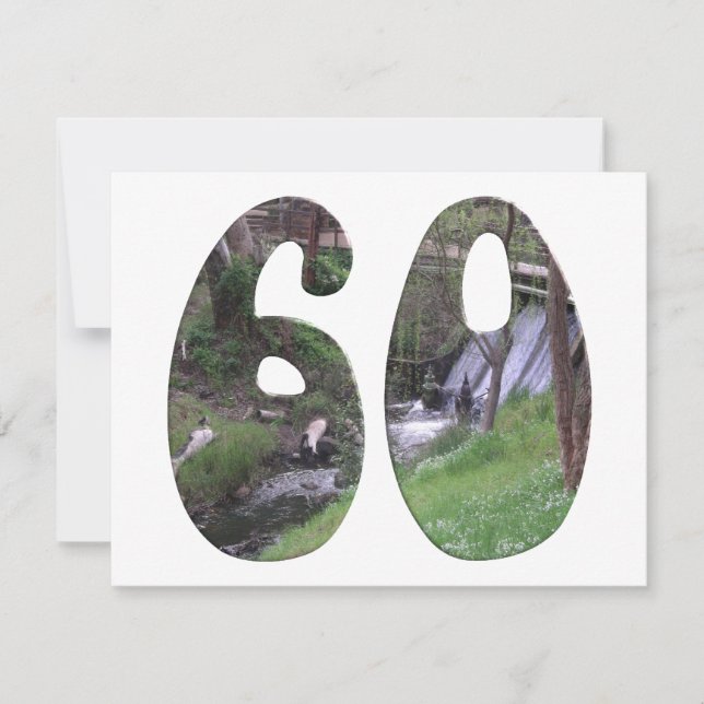 Carte Anniversaire 60 ans (Devant)