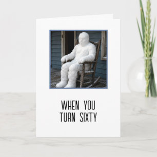 Carte Anniversaire 60 ans Vieillir Humour