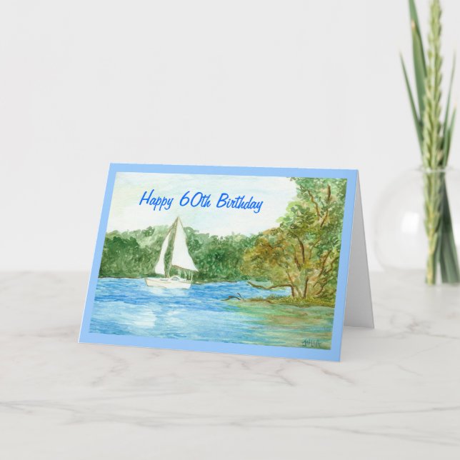 Carte anniversaire 60e (Devant)