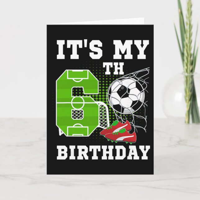 Carte Anniversaire 6 Ans C'est Mon Anniversaire 6 Ans Fo (Devant)