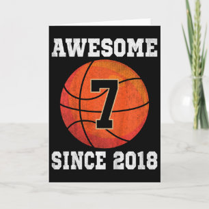 Carte Anniversaire 7 ans Amateur de crâne 7 ans Vintage 