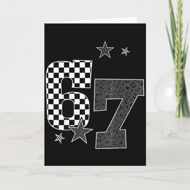 Carte Anniversaire 7 Ans J'avais 6 Ans Maintenant J'ai 7 (Devant)