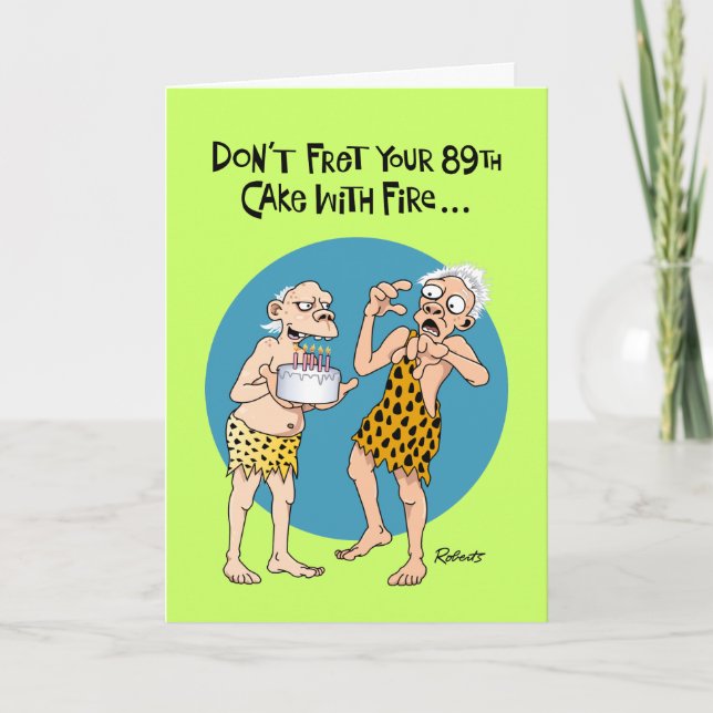 Carte Anniversaire 89 ans (Devant)