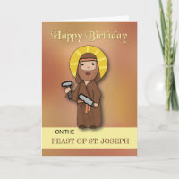 Anniversaire à la fête de Saint Joseph Simple