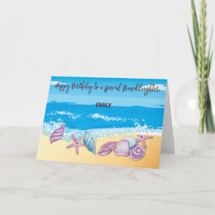 Carte Anniversaire à la petite-fille aînée Personnalisé