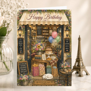 Carte Anniversaire à Paris Amoureux de Paris Anniversair