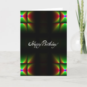 Carte Anniversaire Abstrait