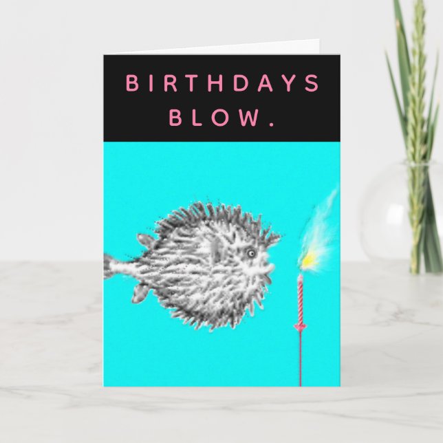 Carte Anniversaire Adulte Drôle (Devant)