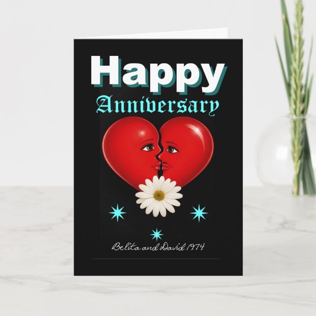 Carte anniversaire afro-américain (Devant)